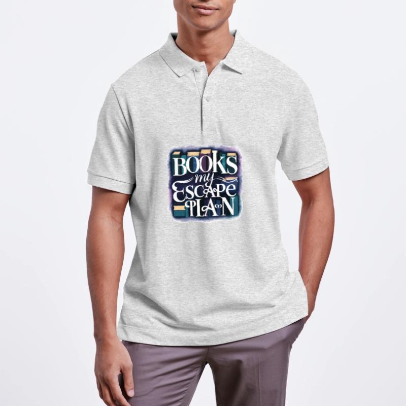 Bookworm Bookworm Dire Mon Plan d’Évasion Polo PREPSTER bio Stanley/Stella Unisexe