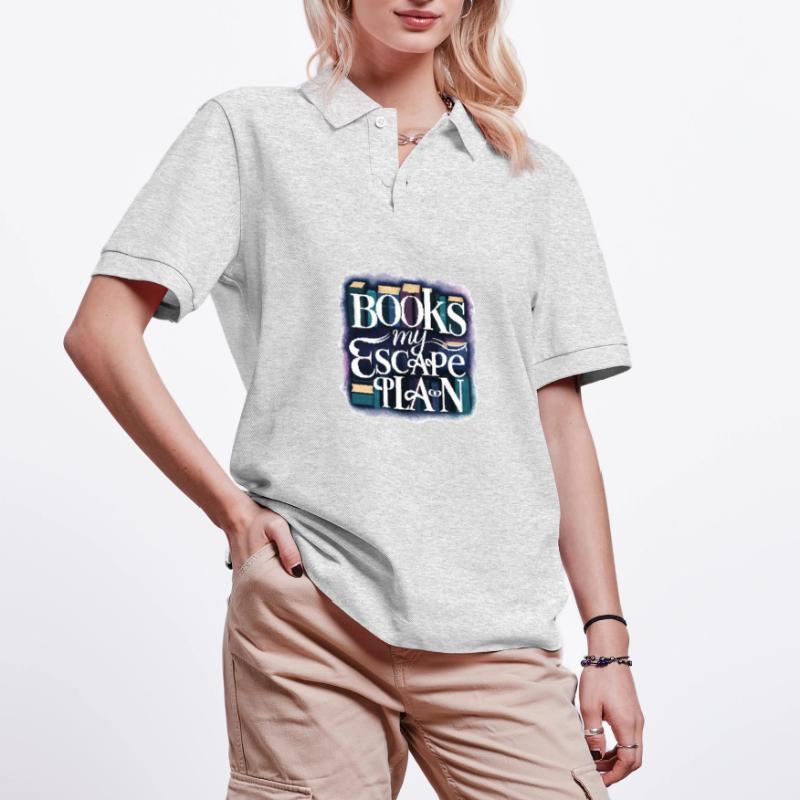 Bookworm Bookworm Dire Mon Plan d’Évasion Polo PREPSTER bio Stanley/Stella Unisexe