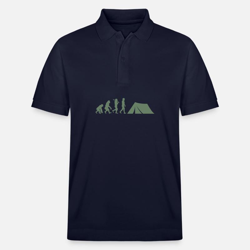 Zelten Evolution Camping - Stanley/Stella Unisex Bio-Poloshirt PREPSTER - Navy