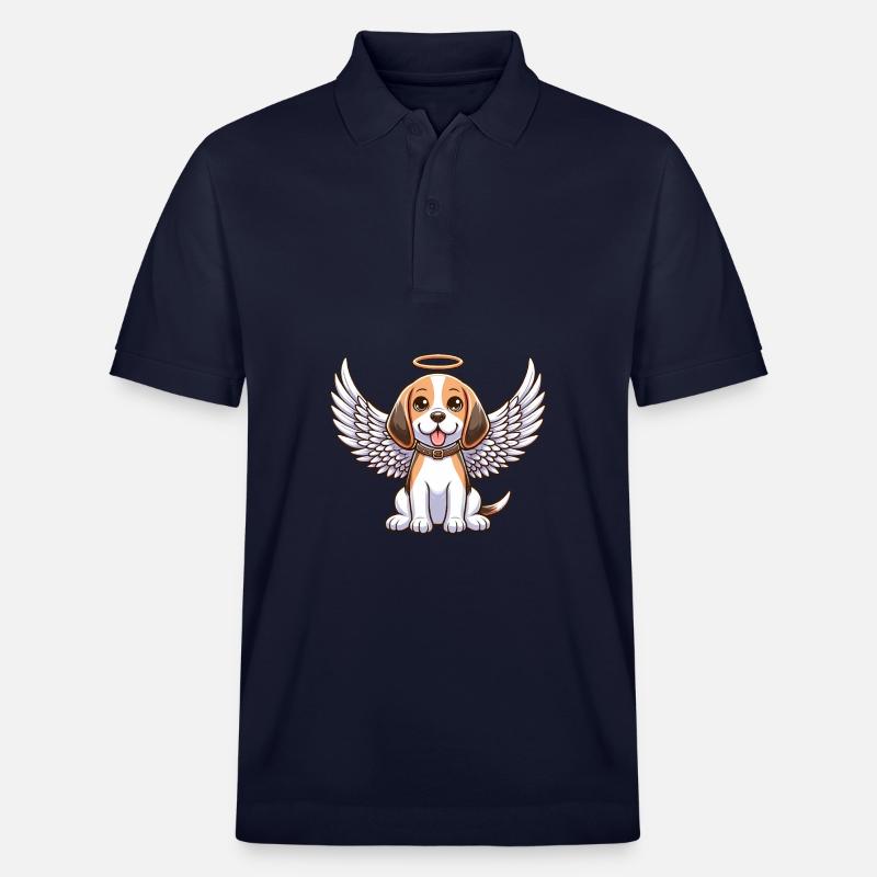 Ailes célestes de l’ange Beagle - Polo PREPSTER bio Stanley/Stella Unisexe - bleu marine