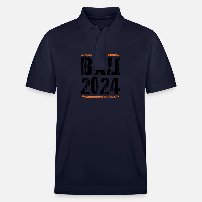 Bali 2024 Dicton - Polo PREPSTER bio Stanley/Stella Unisexe - bleu marine