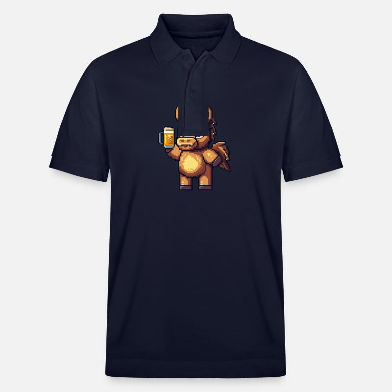 Pferd Bier Pixel - Stanley/Stella Unisex Bio-Poloshirt PREPSTER - Navy