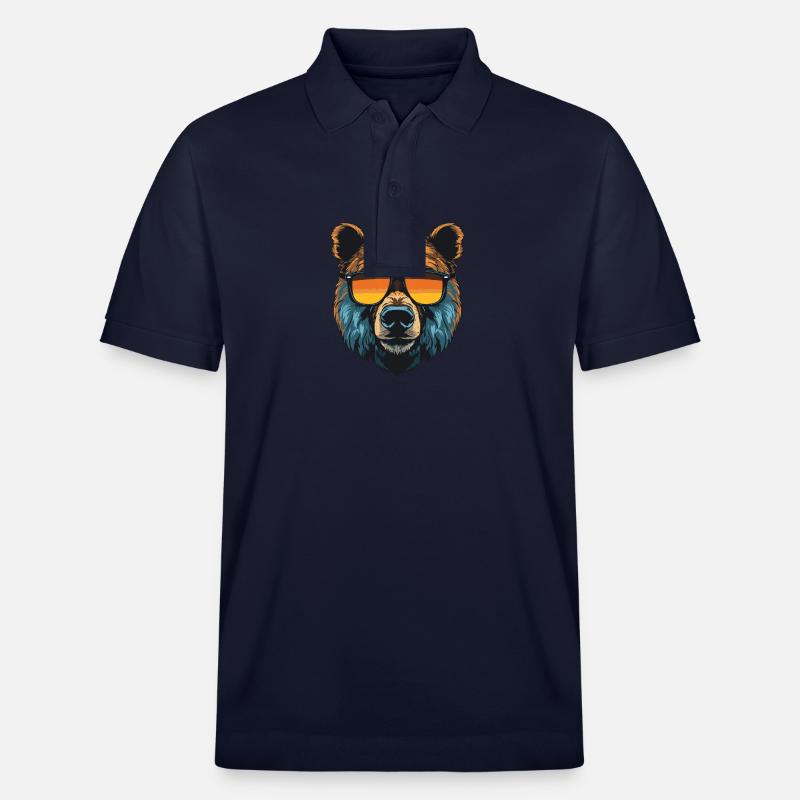 Bär Kopf Cool - Stanley/Stella Unisex Bio-Poloshirt PREPSTER - Navy
