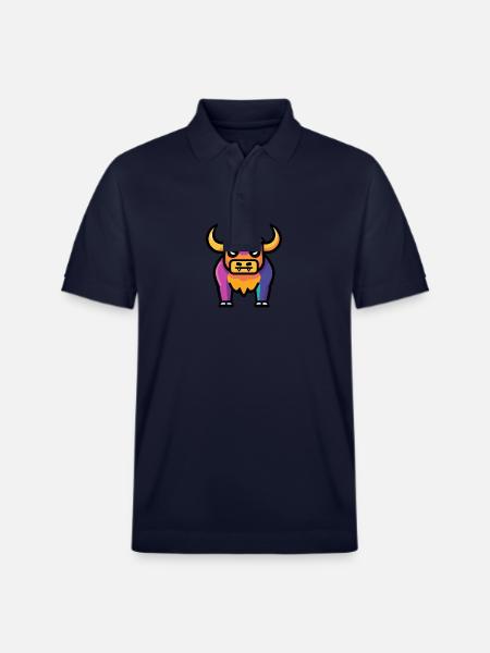 Stier Halloween Tier - Stanley/Stella Unisex Bio-Poloshirt PREPSTER - Navy