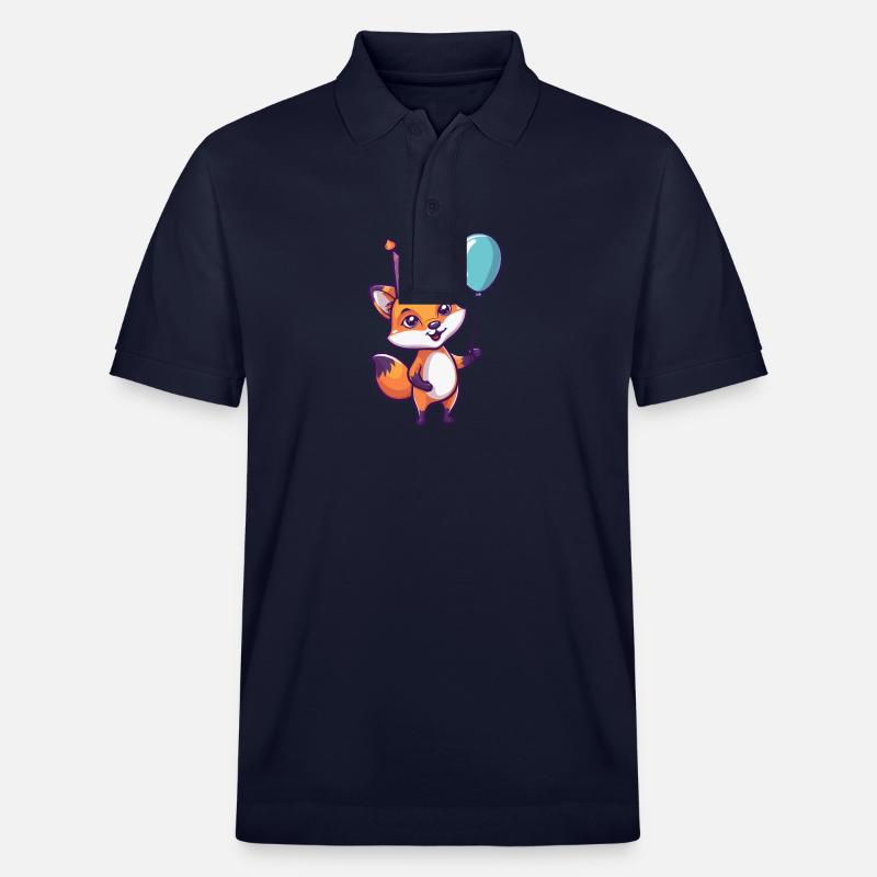 Bande dessinée d’anniversaire Fox - Polo PREPSTER bio Stanley/Stella Unisexe - bleu marine