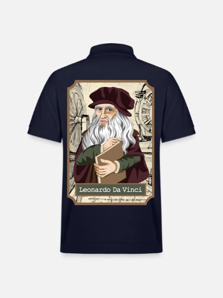 Leonardo Da Vinci - Stanley/Stella Unisex Organic Polo Shirt PREPSTER - navy