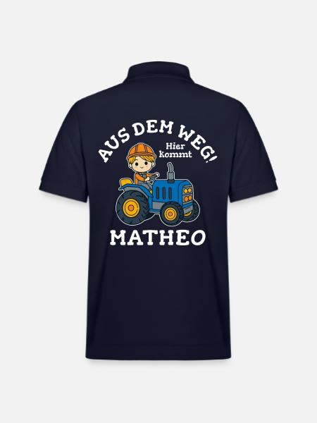 Matheo Vorname Traktor - Stanley/Stella Unisex Bio-Poloshirt PREPSTER - Navy