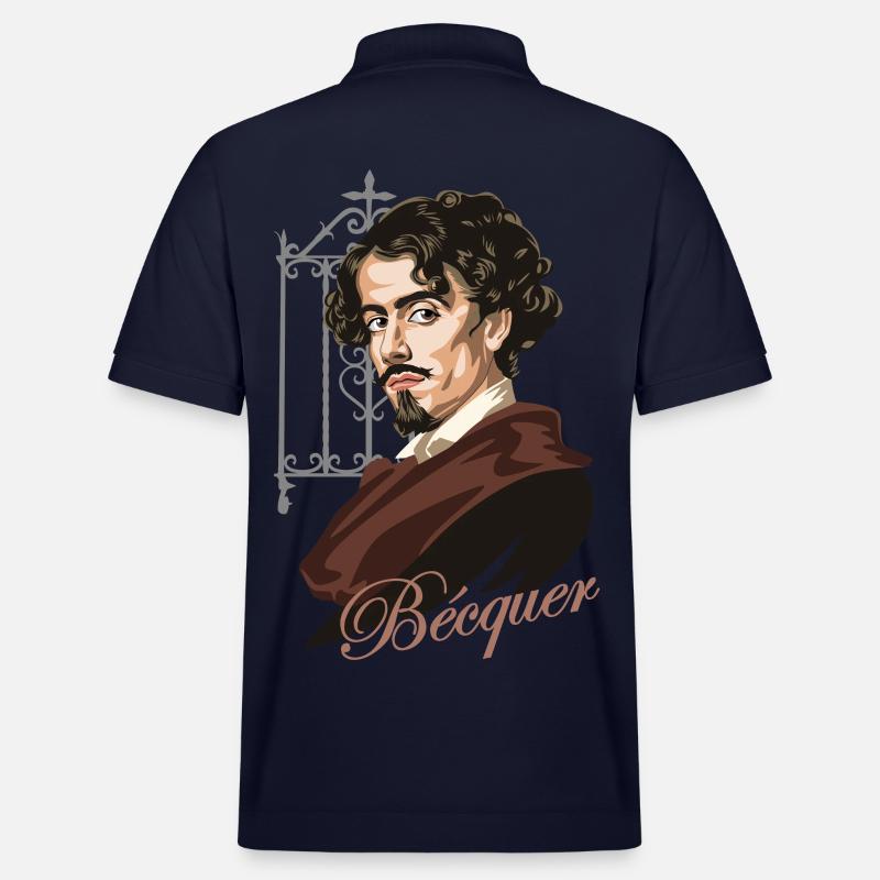 Gustavo Adolfo Bécquer - Stanley/Stella Unisex Bio-Poloshirt PREPSTER - Navy