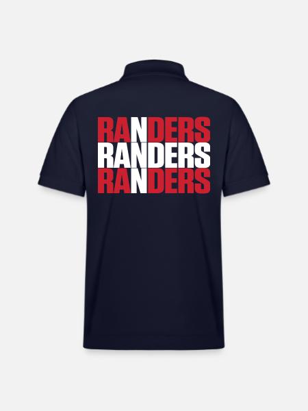 Drapeau Randers Danemark - Polo PREPSTER bio Stanley/Stella Unisexe - bleu marine