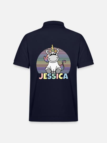 Jessica Einhorn Name - Stanley/Stella Unisex Bio-Poloshirt PREPSTER - Navy