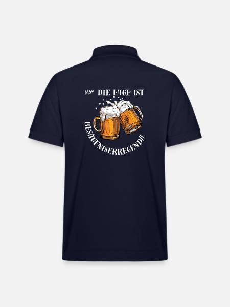 Besäufniserregend - Stanley/Stella Unisex Bio-Poloshirt PREPSTER - Navy