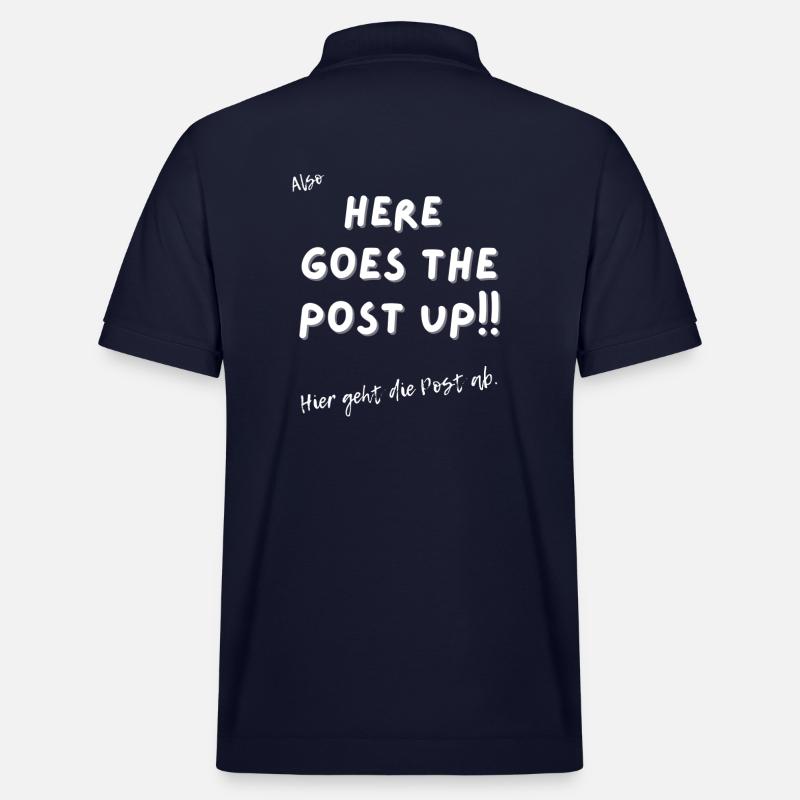 Hier geht die Post ab. - Stanley/Stella Unisex Bio-Poloshirt PREPSTER - Navy