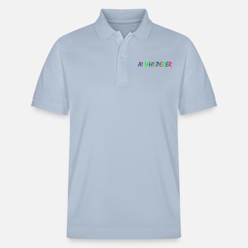 AI Whisperer - Stanley/Stella Unisex Bio-Poloshirt PREPSTER - sky Blue