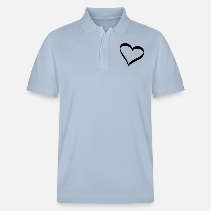 herz - Stanley/Stella Unisex Bio-Poloshirt PREPSTER - sky Blue