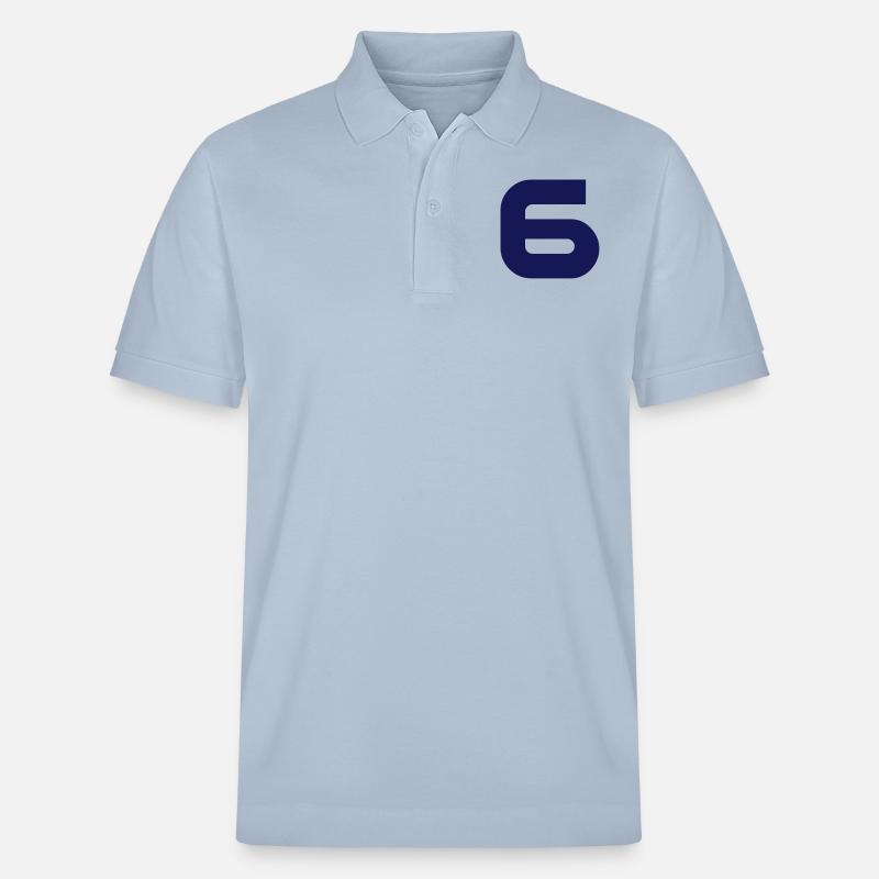 Sechs 6 - Stanley/Stella Unisex Bio-Poloshirt PREPSTER - sky Blue