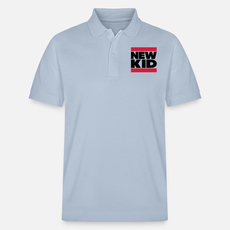 New Kid in Dubstep Regardez - Polo PREPSTER bio Stanley/Stella Unisexe - bleu ciel