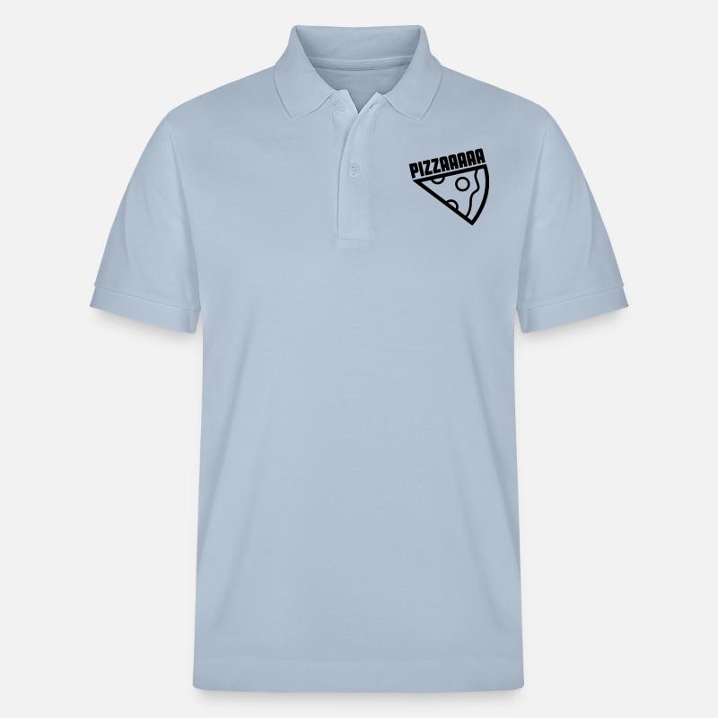 pizzaaaa - Stanley/Stella Unisex Bio-Poloshirt PREPSTER - sky Blue