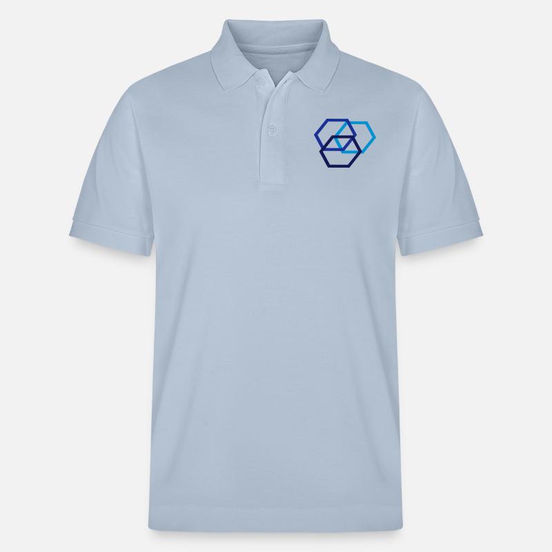 BLAUE SECHSECKEN - Stanley/Stella Unisex Bio-Poloshirt PREPSTER - sky Blue
