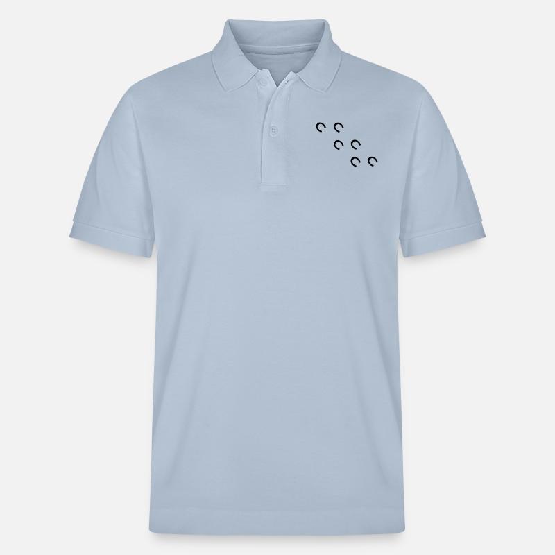 pferd - Stanley/Stella Unisex Bio-Poloshirt PREPSTER - sky Blue
