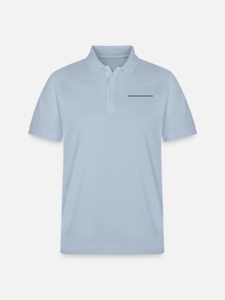 Strich normal - Stanley/Stella Unisex Bio-Poloshirt PREPSTER - sky Blue