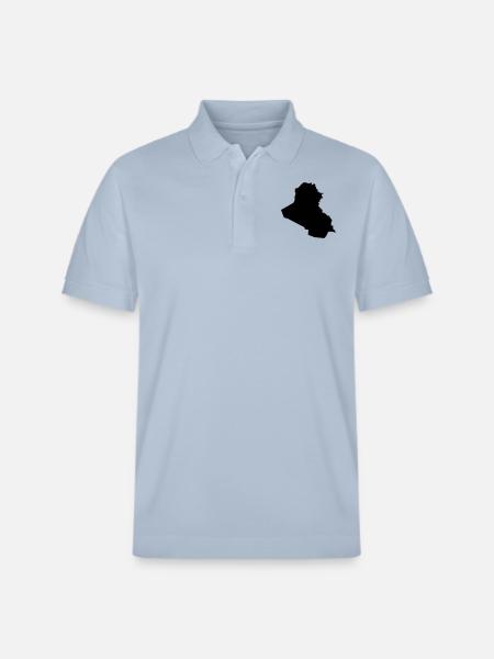 irak - Stanley/Stella Unisex Bio-Poloshirt PREPSTER - sky Blue