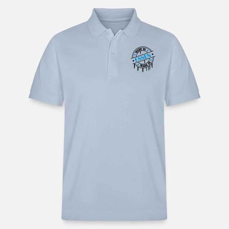 made_in_essen_02 - Stanley/Stella Unisex Bio-Poloshirt PREPSTER - sky Blue