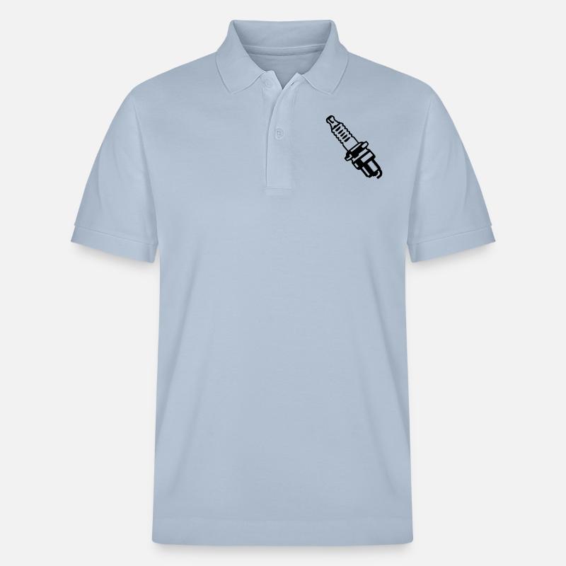 Zündkerze - Stanley/Stella Unisex Bio-Poloshirt PREPSTER - sky Blue