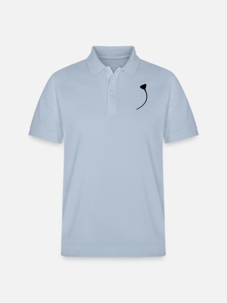 Beerbong - Stanley/Stella Unisex Organic Polo Shirt PREPSTER - sky blue