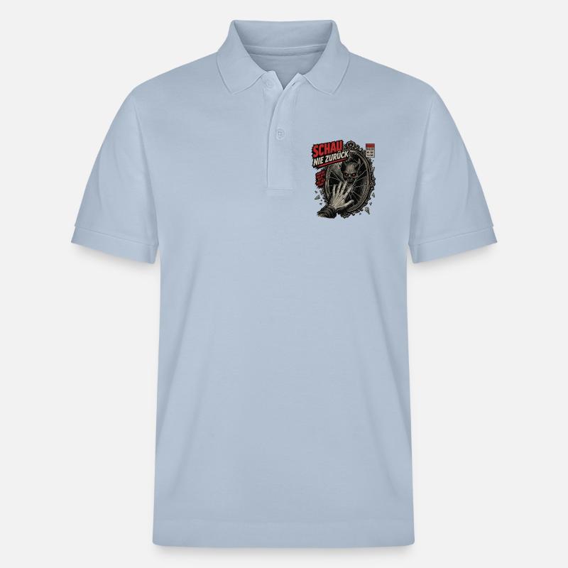 Daemon im Spiegel - Stanley/Stella Unisex Bio-Poloshirt PREPSTER - sky Blue