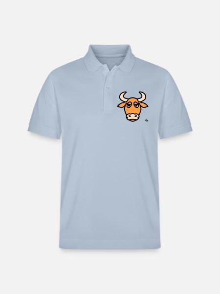 Taurus Large - Stanley/Stella Unisex Organic Polo Shirt PREPSTER - sky blue