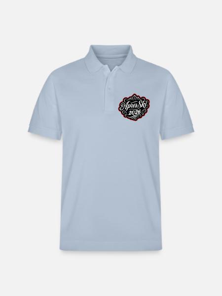 Après-ski 2026 Après-ski - Stanley/Stella Unisex Organic Polo Shirt PREPSTER - sky blue