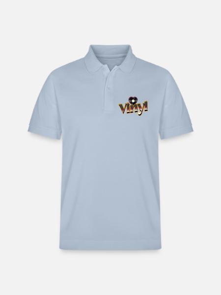 Vinyle Love - Polo PREPSTER bio Stanley/Stella Unisexe - bleu ciel