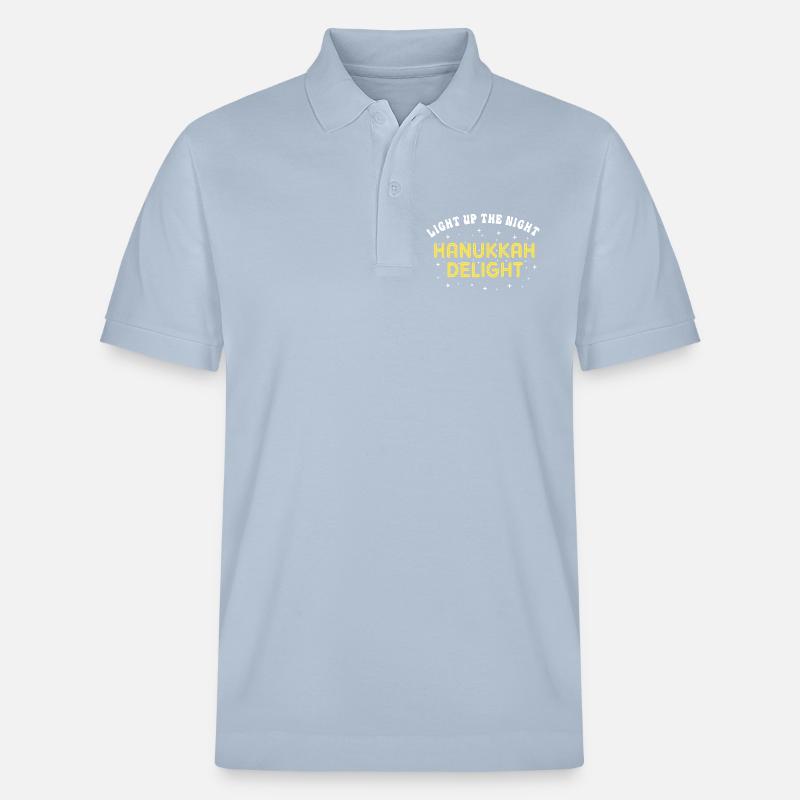 Hanoukka Hanoukka Hanoucca - Polo PREPSTER bio Stanley/Stella Unisexe - bleu ciel