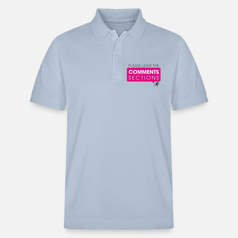 Please Leave The Comments Section - Stanley/Stella Unisex Bio-Poloshirt PREPSTER - sky Blue