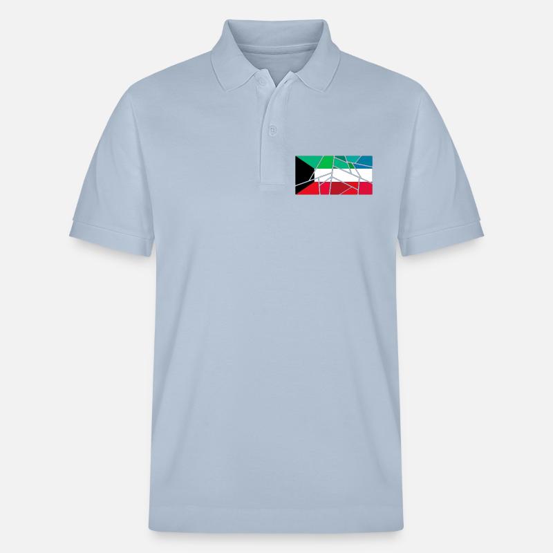 Pavillon Koweït - Polo PREPSTER bio Stanley/Stella Unisexe - bleu ciel