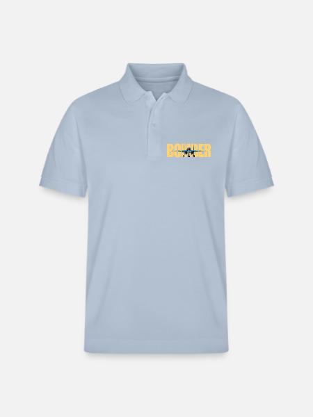Bomber Su-34 - Stanley/Stella Unisex Organic Polo Shirt PREPSTER - sky blue