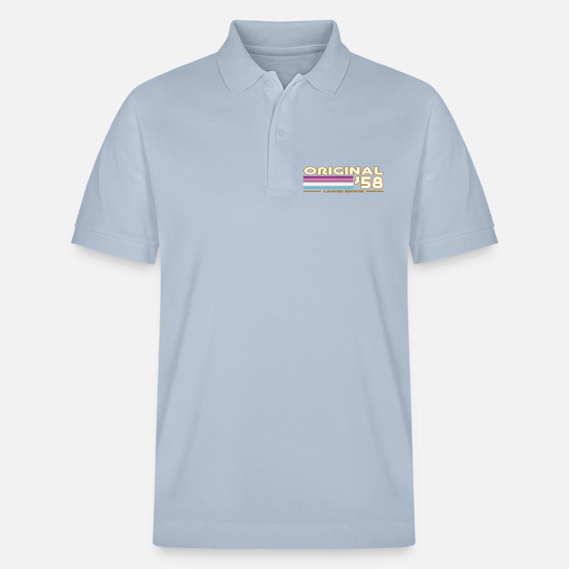 1958 - Polo PREPSTER bio Stanley/Stella Unisexe - bleu ciel