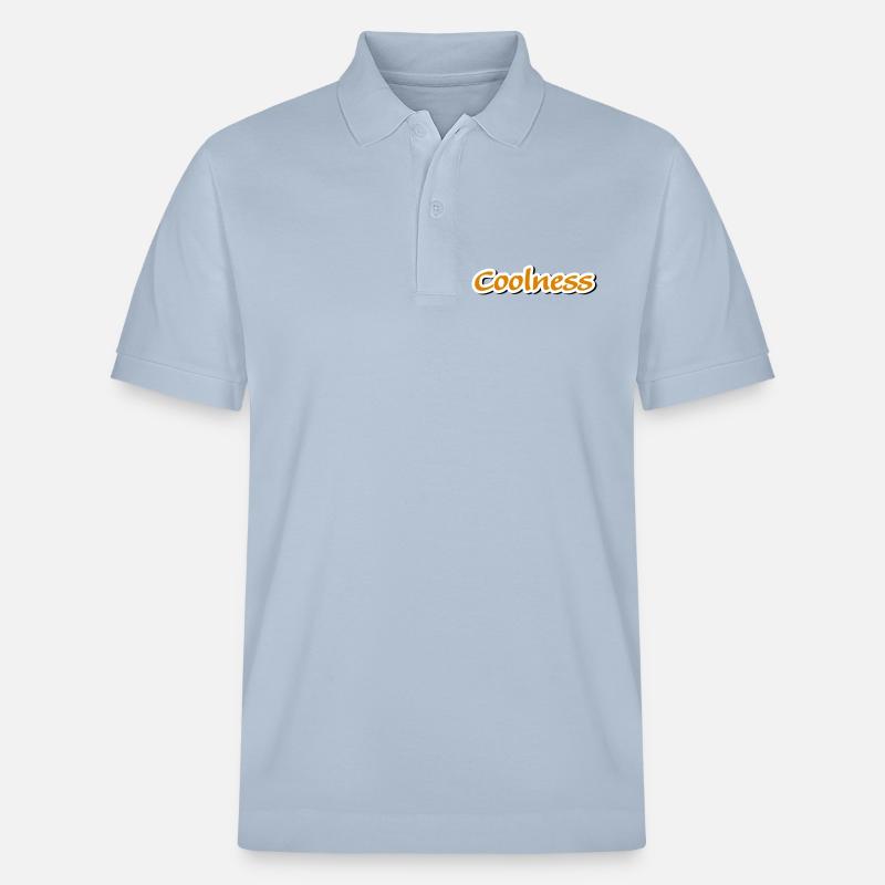 coolness claim Vectorgraphic - Stanley/Stella Unisex Bio-Poloshirt PREPSTER - sky Blue
