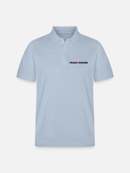 Team Schweiz - Stanley/Stella Unisex Bio-Poloshirt PREPSTER - sky Blue