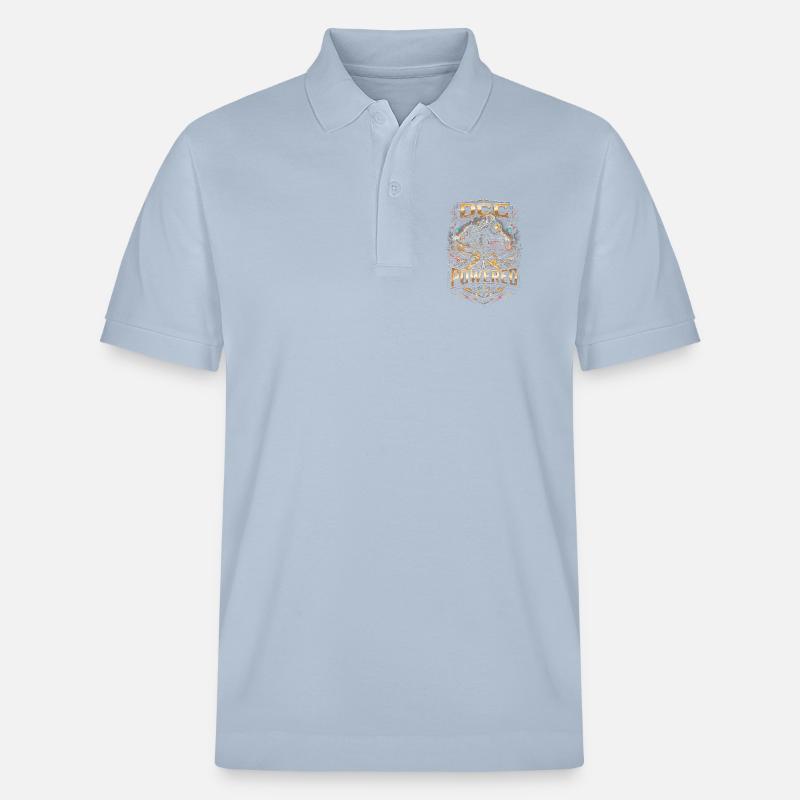 Modelleisenbahn Eisenbahn DCC Powered - Stanley/Stella Unisex Bio-Poloshirt PREPSTER - sky Blue