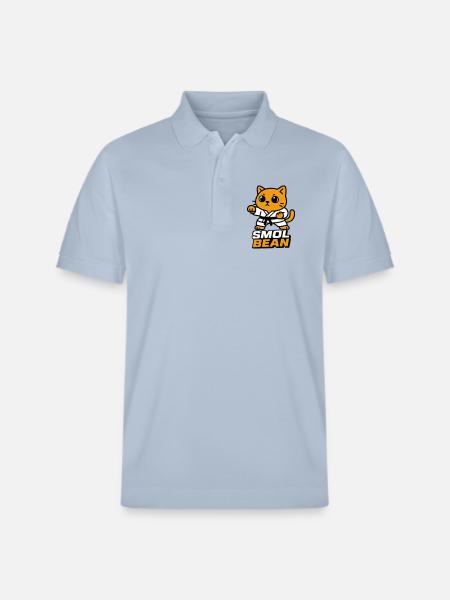 Katzenkämpfer im Dojo - Stanley/Stella Unisex Bio-Poloshirt PREPSTER - sky Blue
