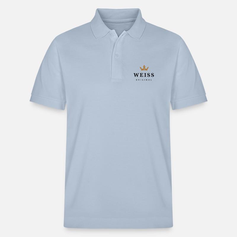 Weiss - Stanley/Stella Unisex Bio-Poloshirt PREPSTER - sky Blue