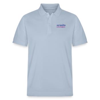 Statement Motiv für Geeks und Technologie Fans - Stanley/Stella Unisex Bio-Poloshirt PREPSTER - sky Blue - Vorne - Roxy (174cm) & Andy (188cm)