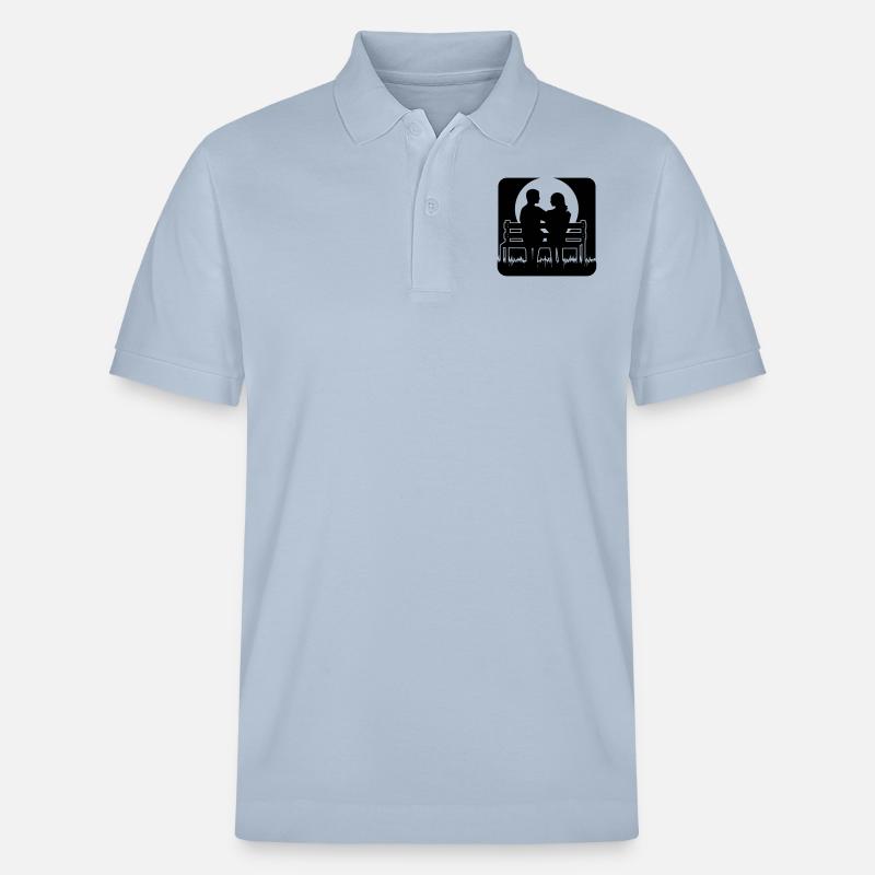 Banque de pleine lune - Polo PREPSTER bio Stanley/Stella Unisexe - bleu ciel