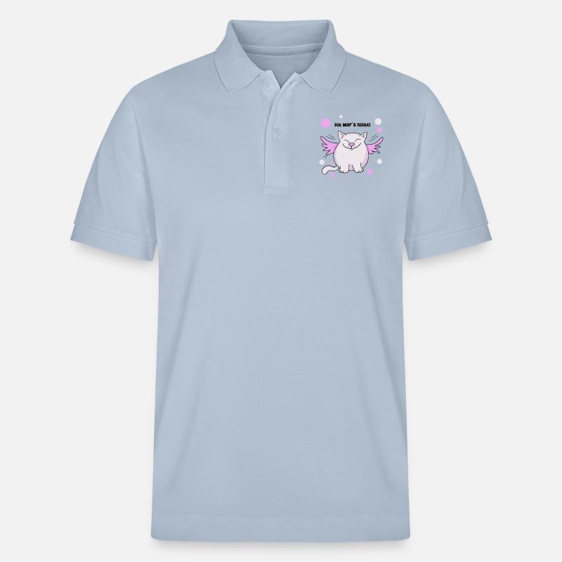 Ich war´s nicht! - Stanley/Stella Unisex Bio-Poloshirt PREPSTER - sky Blue