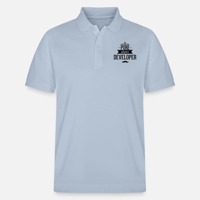 développeurs de 100 pour cent - Polo PREPSTER bio Stanley/Stella Unisexe - bleu ciel