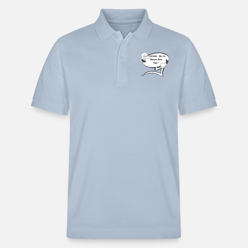 Encore Papi - Polo PREPSTER bio Stanley/Stella Unisexe - bleu ciel