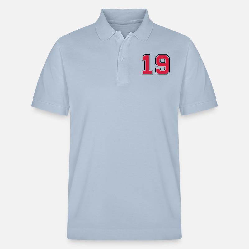 19__f2 - Polo PREPSTER bio Stanley/Stella Unisexe - bleu ciel