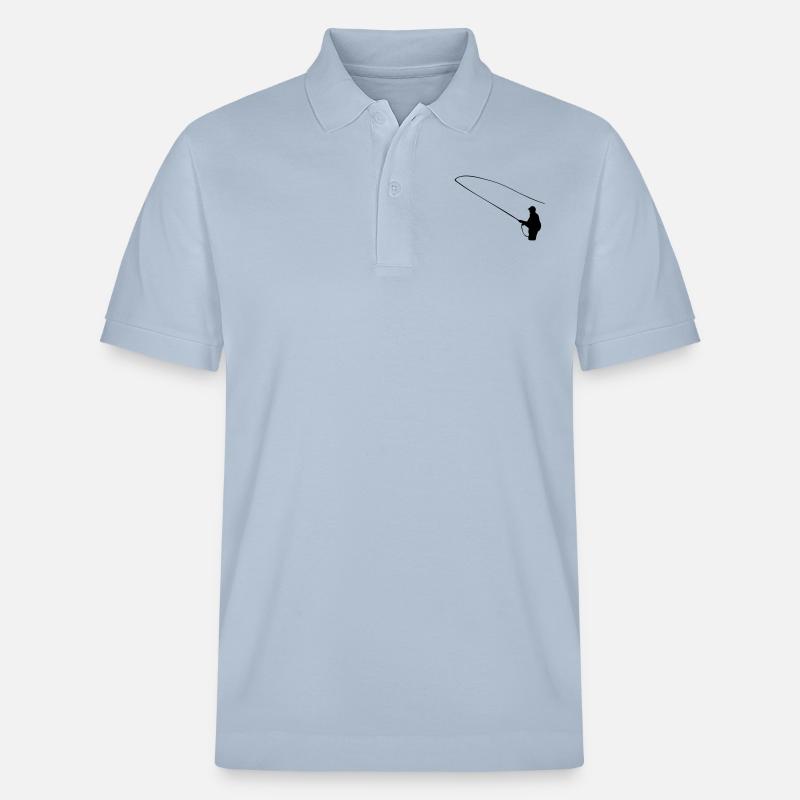 Angler - Stanley/Stella Unisex Bio-Poloshirt PREPSTER - sky Blue