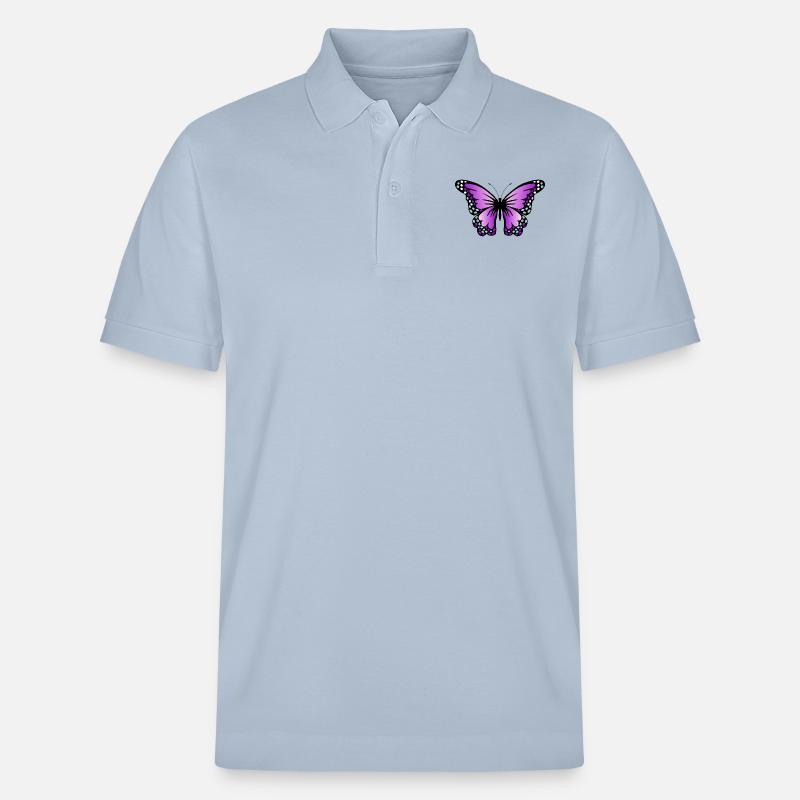 papillon - Polo PREPSTER bio Stanley/Stella Unisexe - bleu ciel